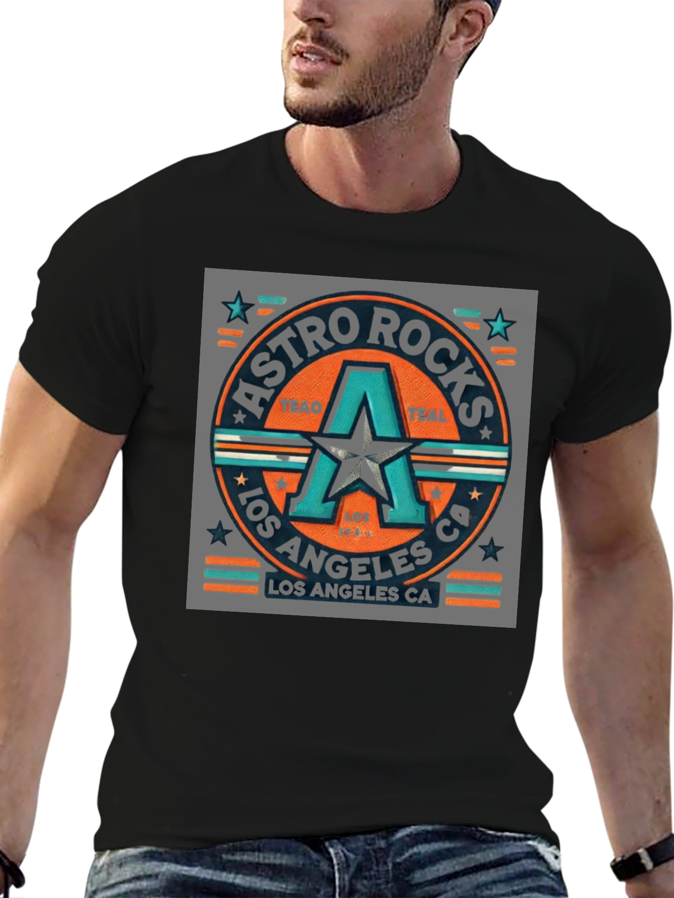 Astro Rocks Los Angeles Graphic T-Shirt