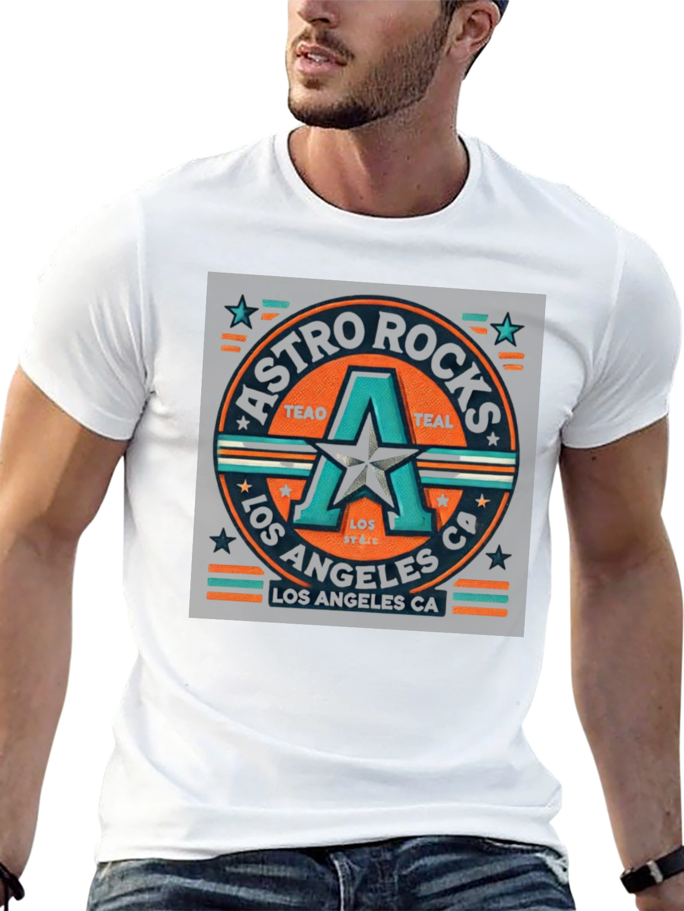 Astro Rocks Los Angeles Graphic T-Shirt