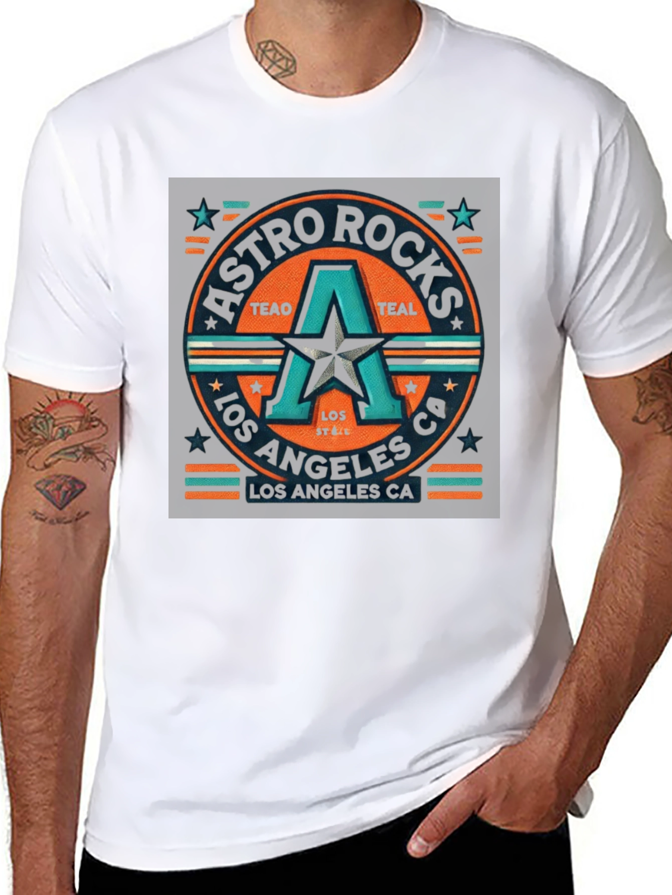 Astro Rocks Los Angeles Graphic T-Shirt