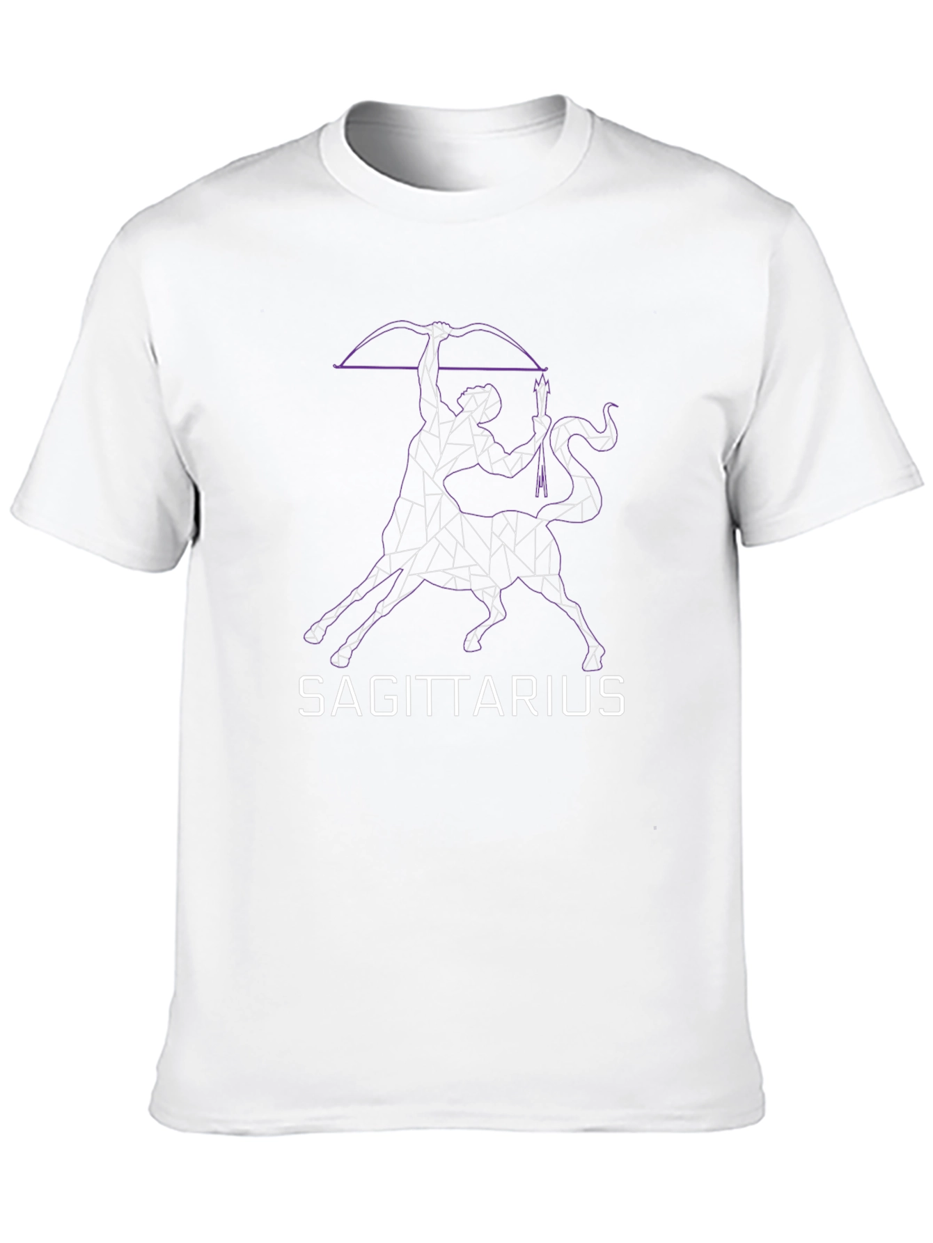 Sagittarius Zodiac Black Graphic T-Shirt