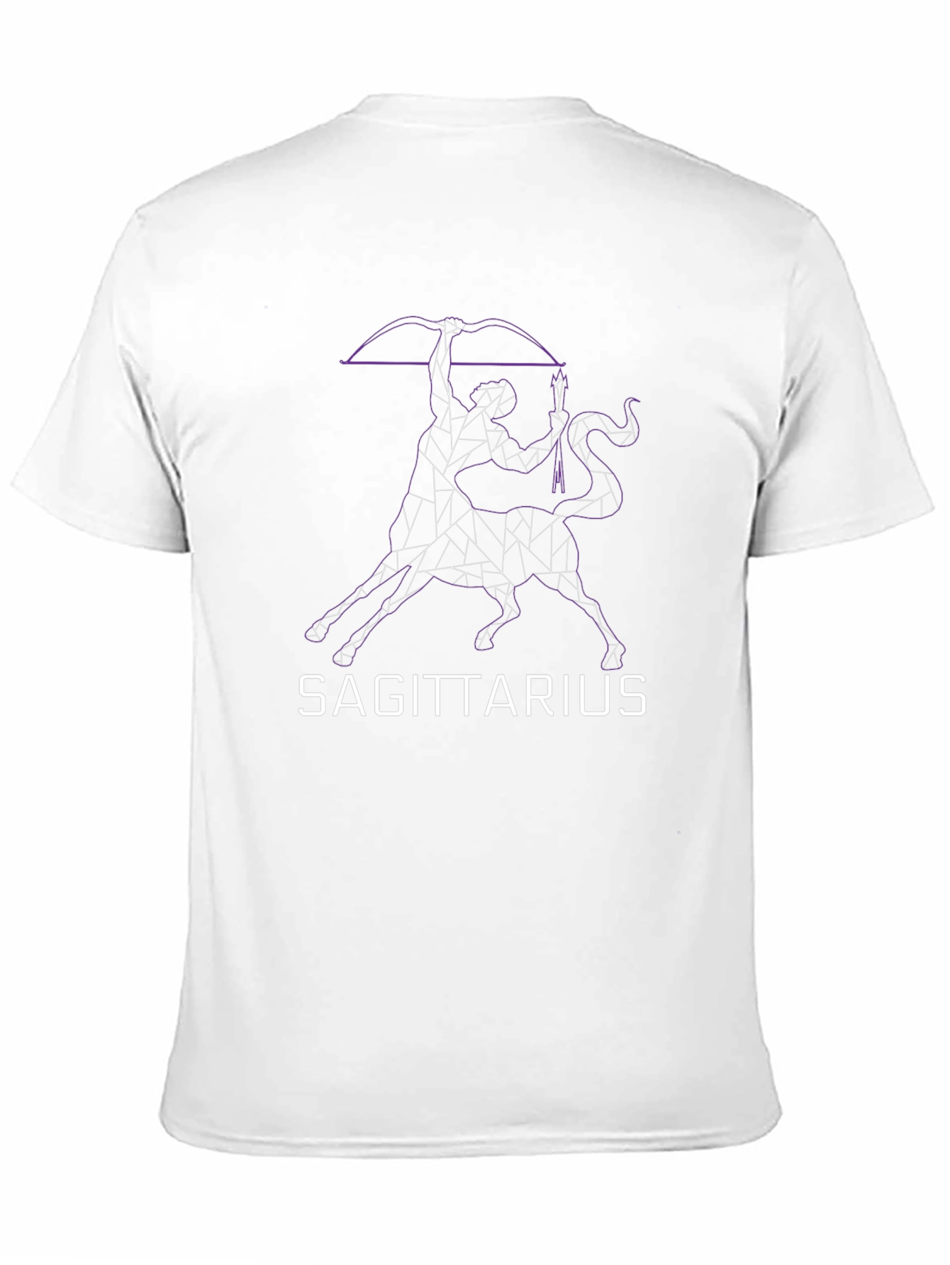 Sagittarius Zodiac Black Graphic T-Shirt