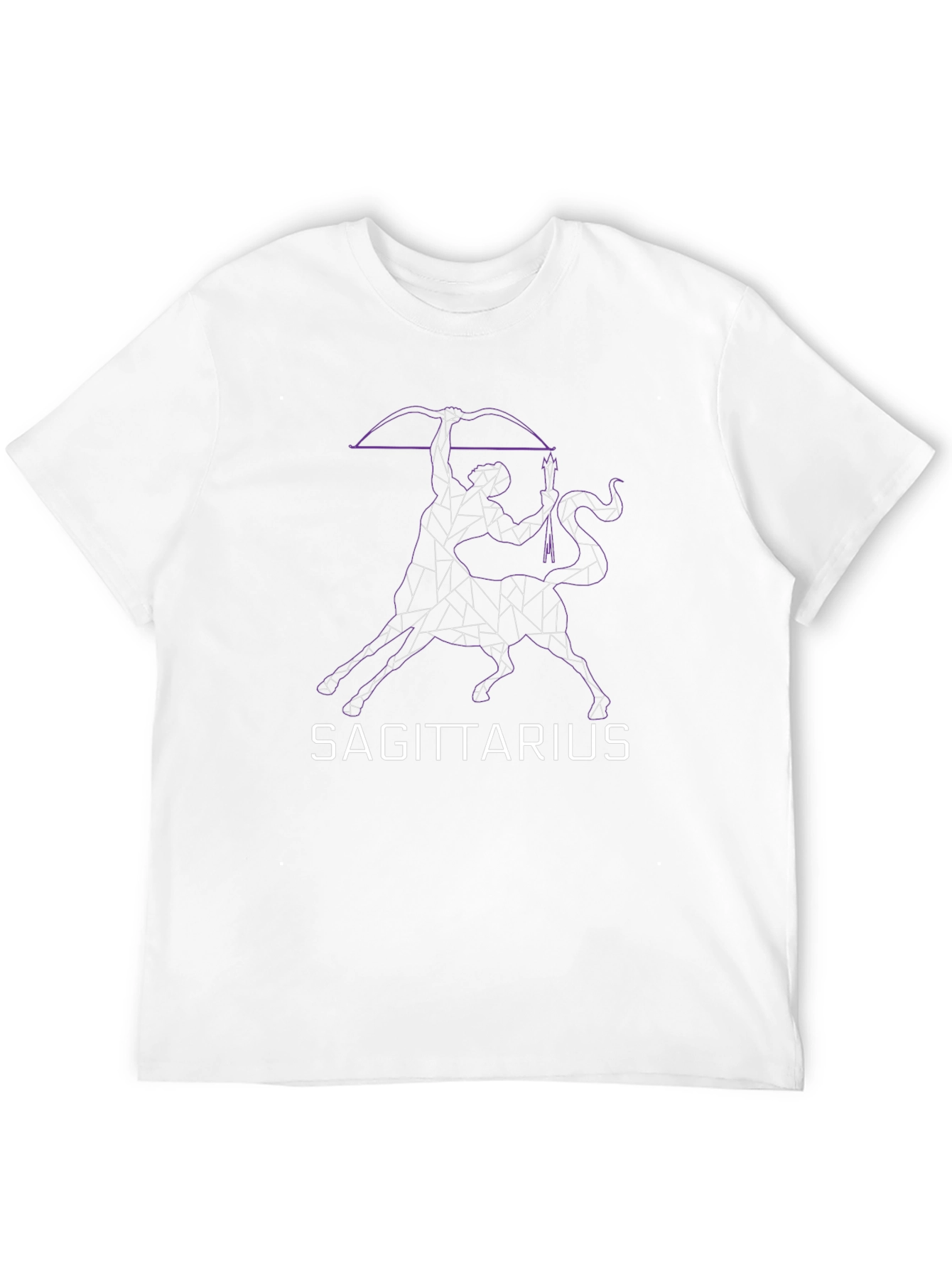 Sagittarius Zodiac Black Graphic T-Shirt