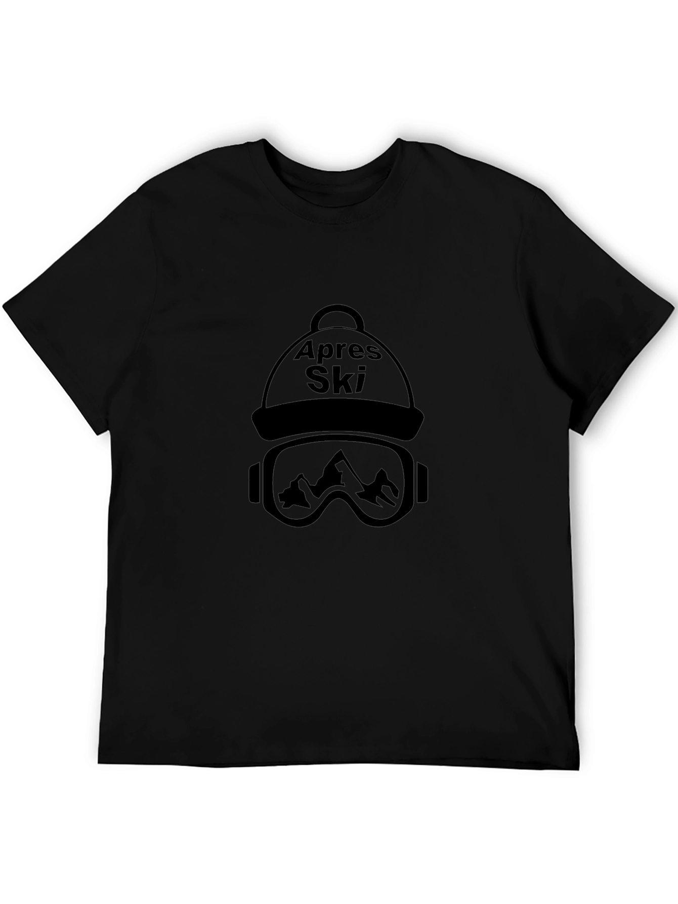 Apres Ski T-Shirt - Skiing Mountain Graphic Tee