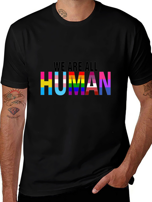 Pride We Are All Human Graphic Tee