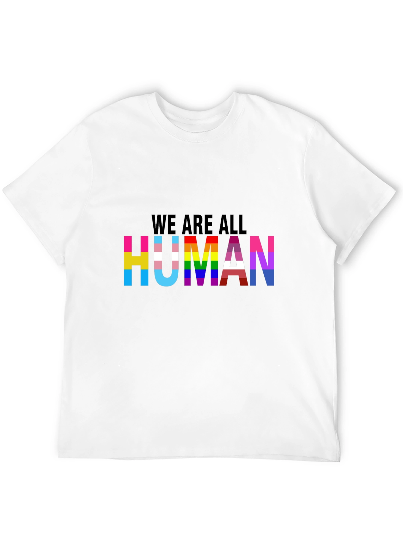 Pride We Are All Human Graphic Tee