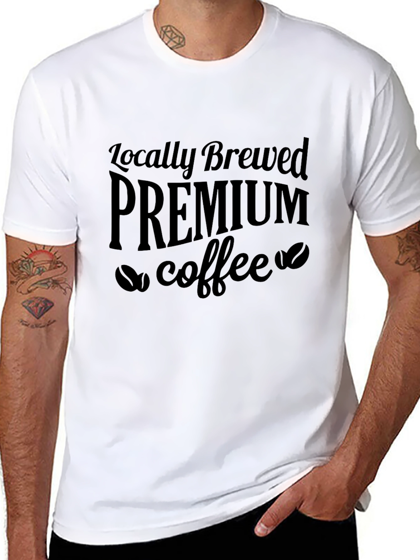 Premium Coffee Graphic Tee - Locally Brewed Shirt