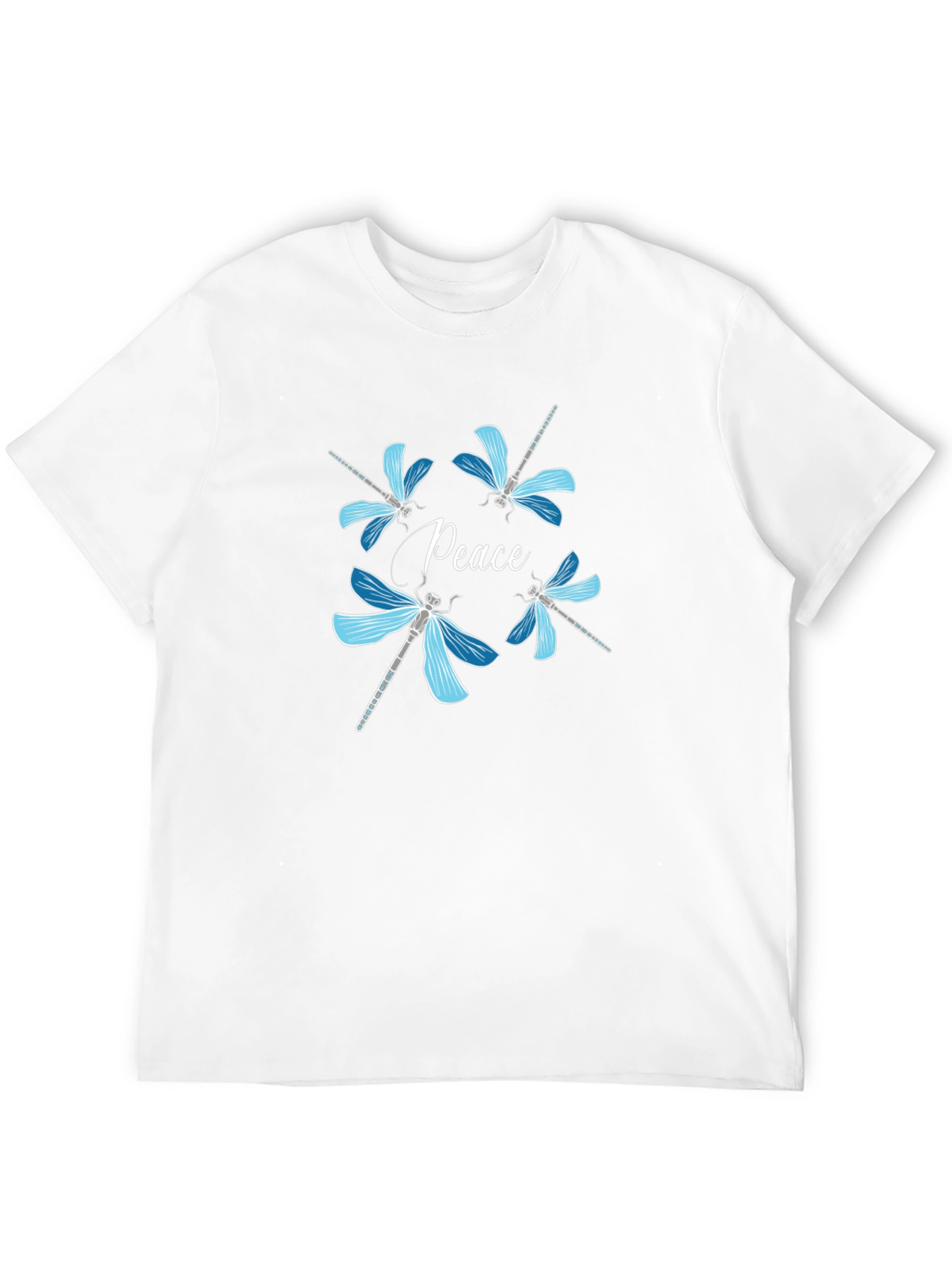 Peace Dragonfly Graphic T-Shirt