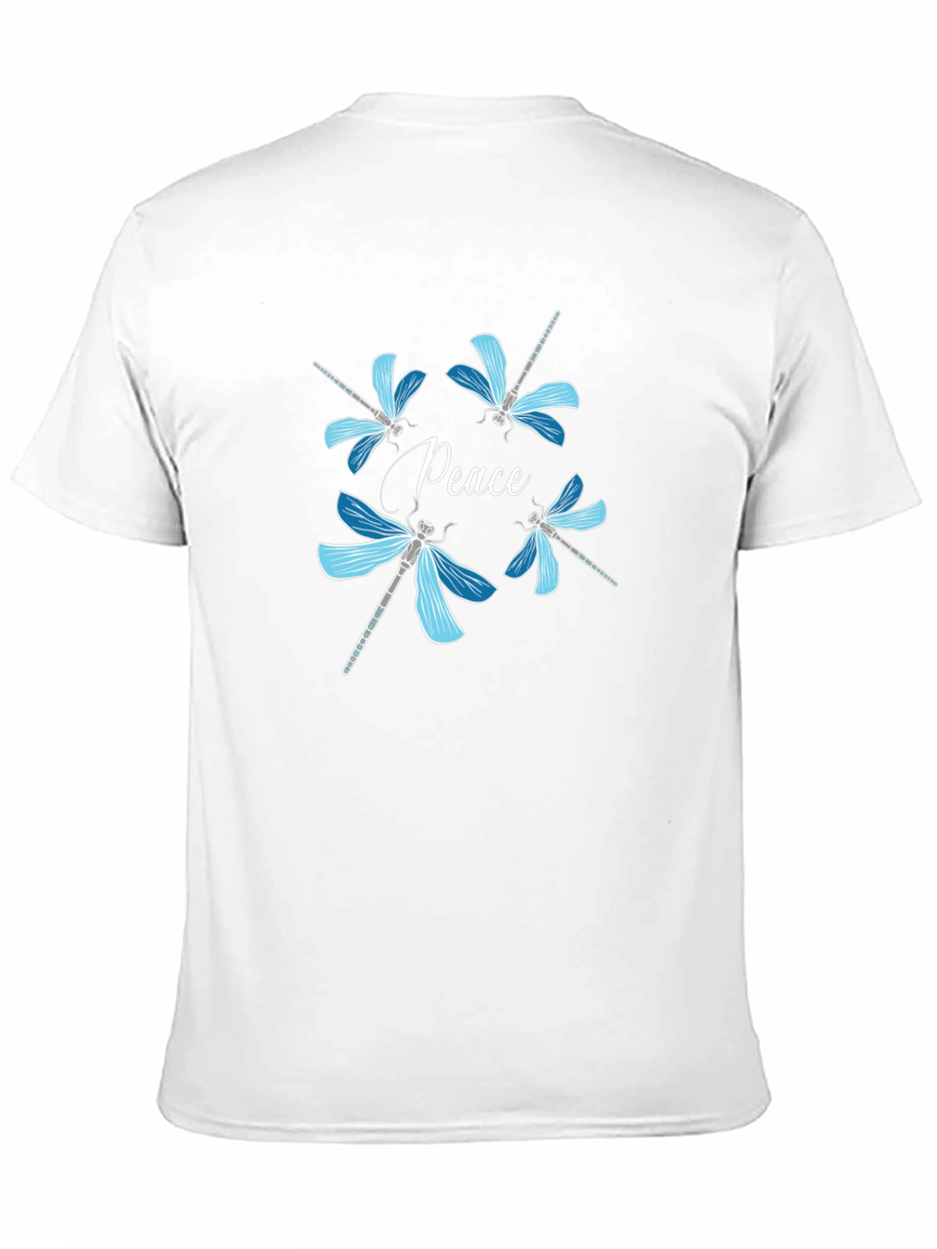 Peace Dragonfly Graphic T-Shirt