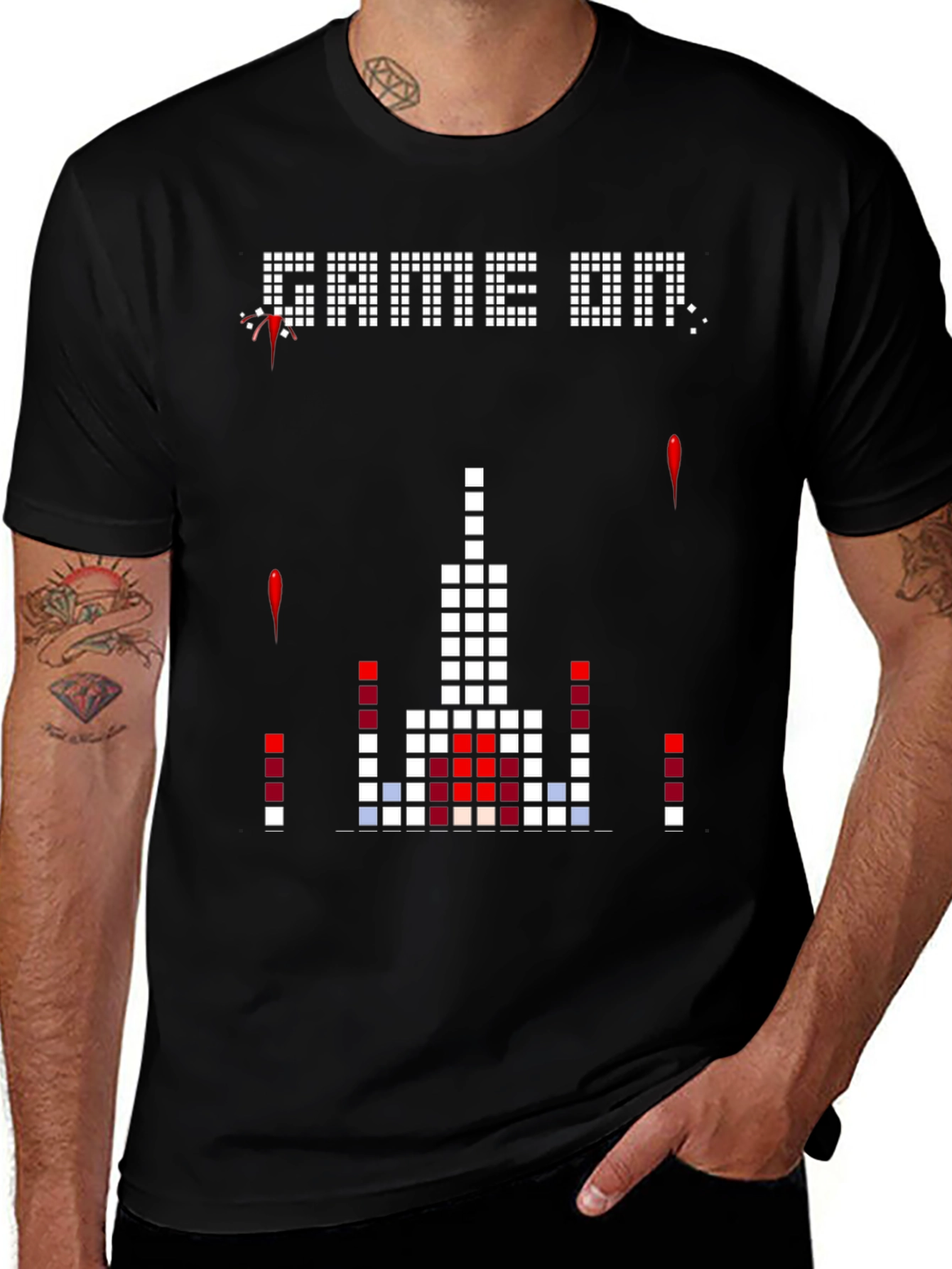 Game On Pixel Art T-Shirt