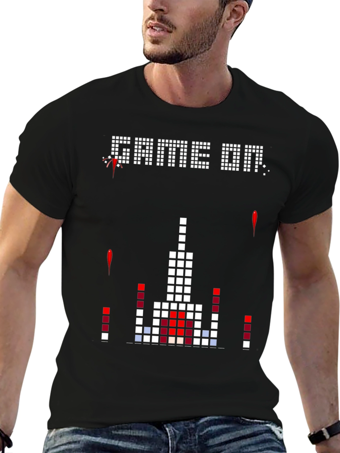 Game On Pixel Art T-Shirt