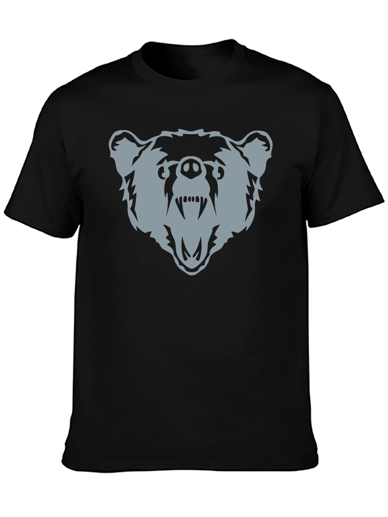 Bear Graphic Tee - Mens Black T-Shirt