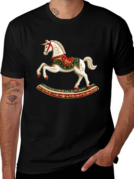 Rocking Horse Graphic Tee - Vintage Style