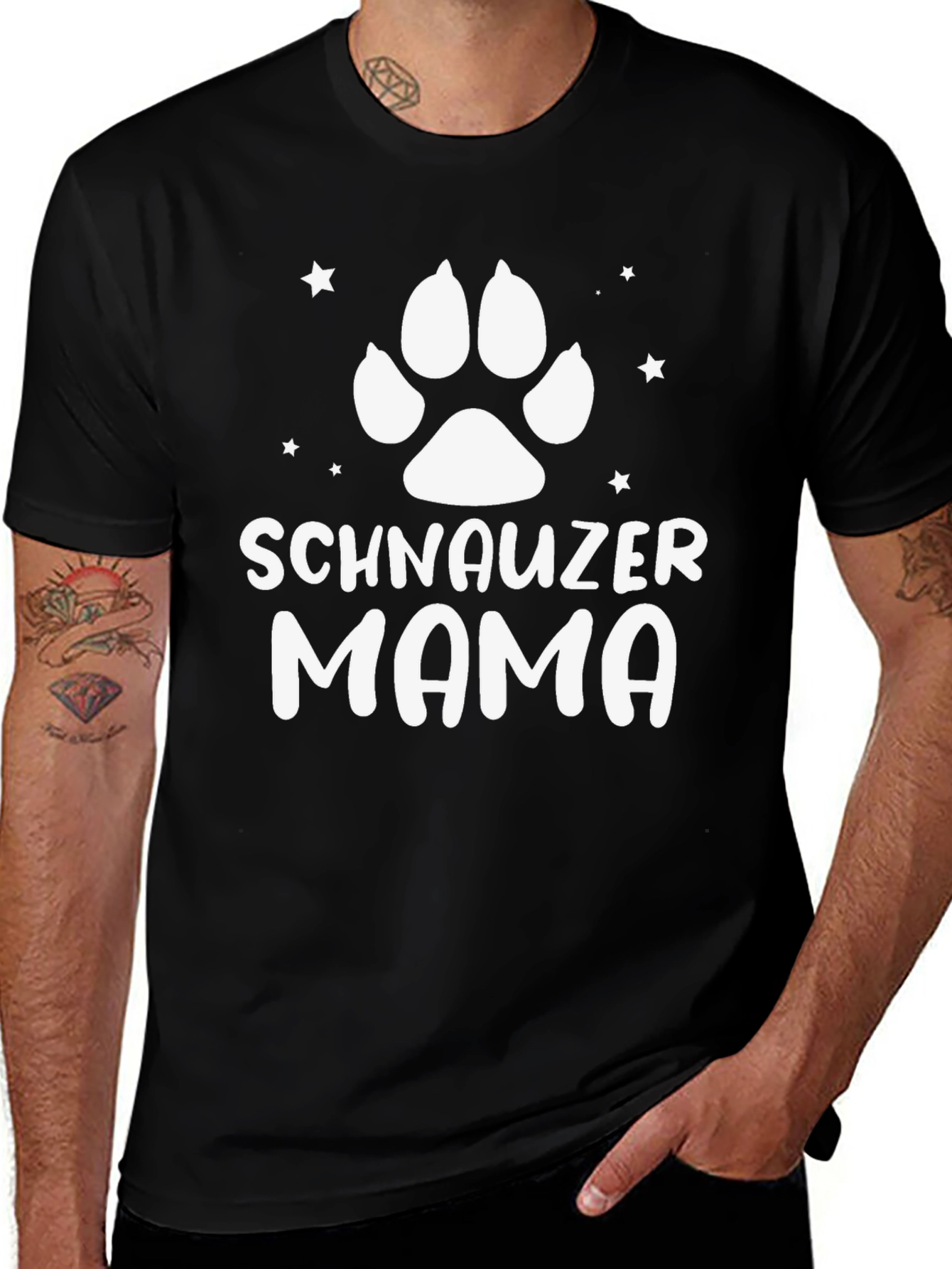 Schnauzer Mama T-Shirt – Cute Dog Mom Tee