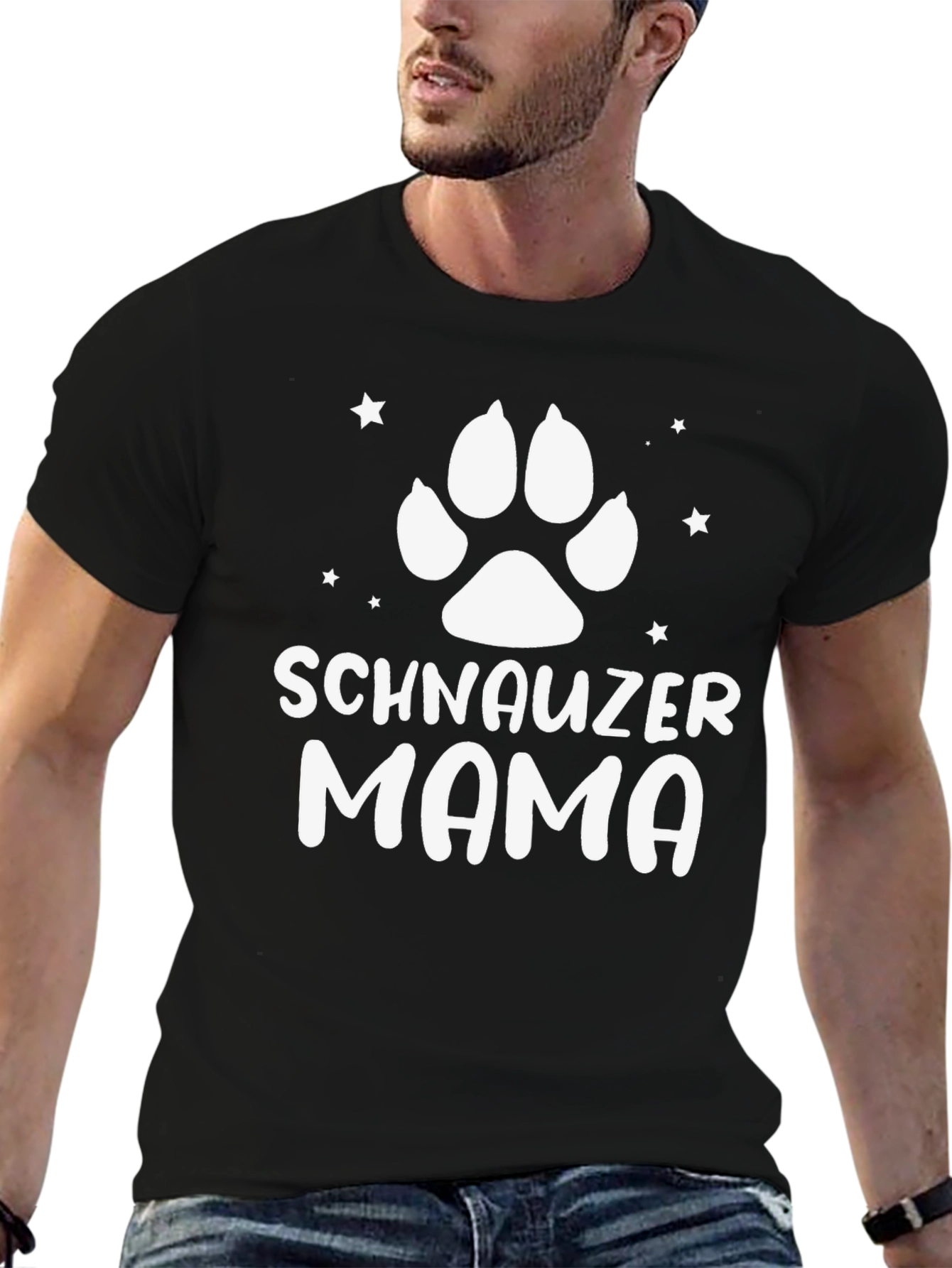 Schnauzer Mama T-Shirt – Cute Dog Mom Tee