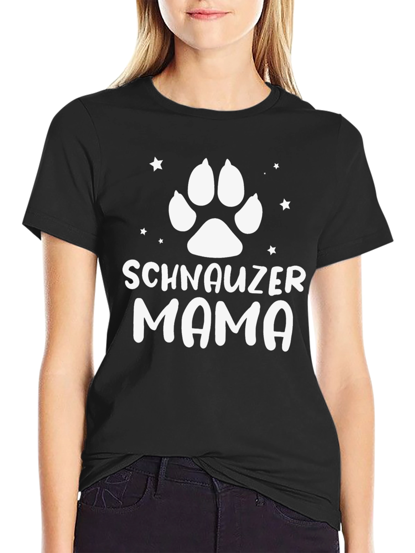 Schnauzer Mama T-Shirt – Cute Dog Mom Tee