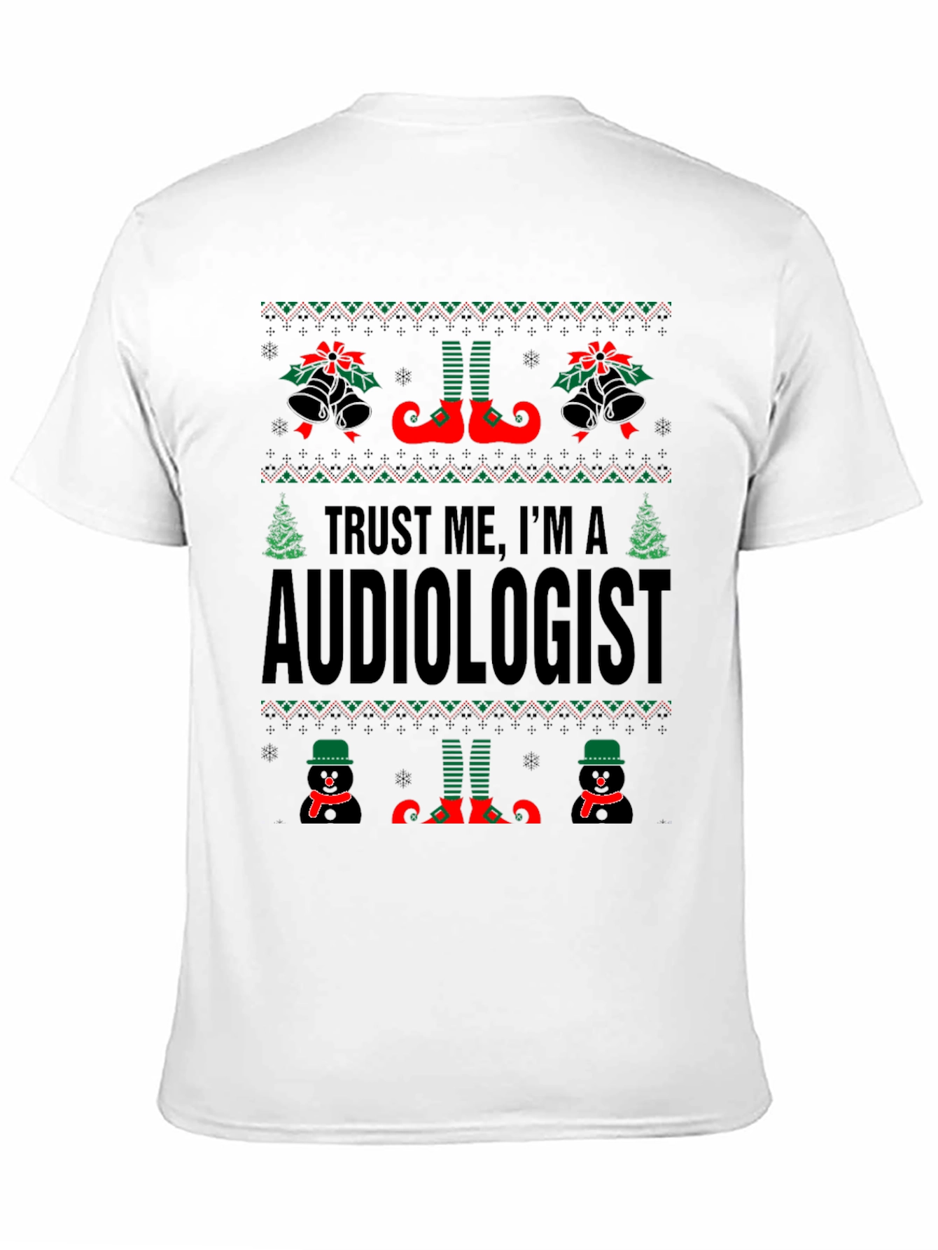 Audiologist Christmas Ugly Sweater T-Shirt
