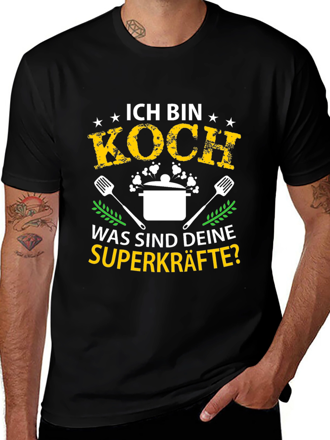 Chef Superpowers T-Shirt - Koch German Cooking