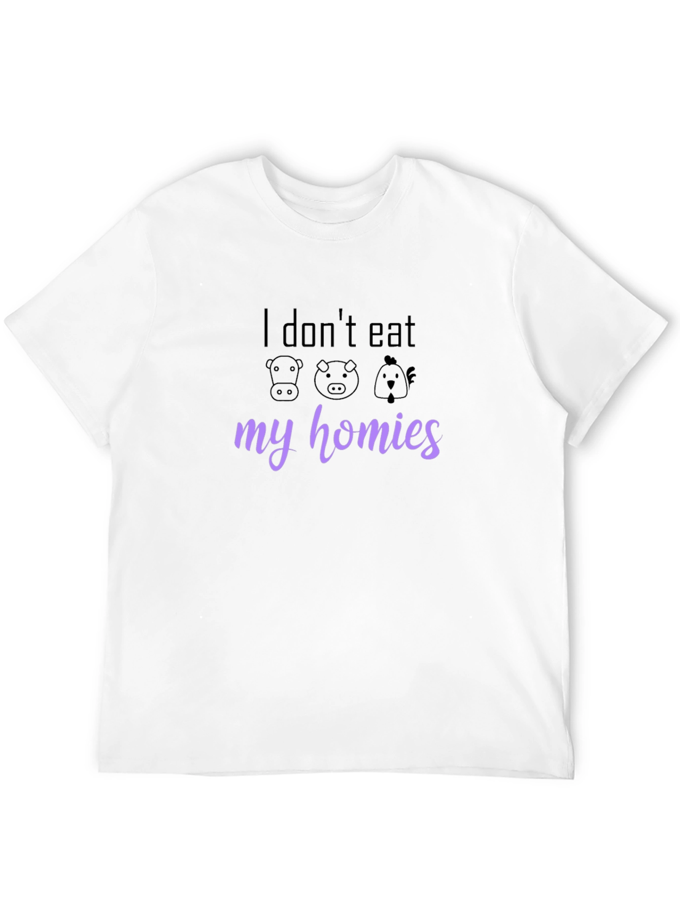 Vegan T-Shirt - I Dont Eat My Homies