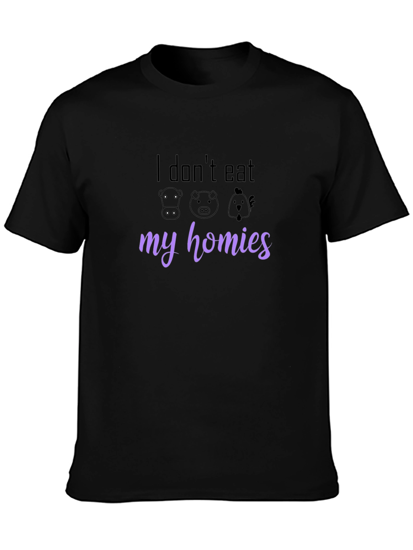 Vegan T-Shirt - I Dont Eat My Homies
