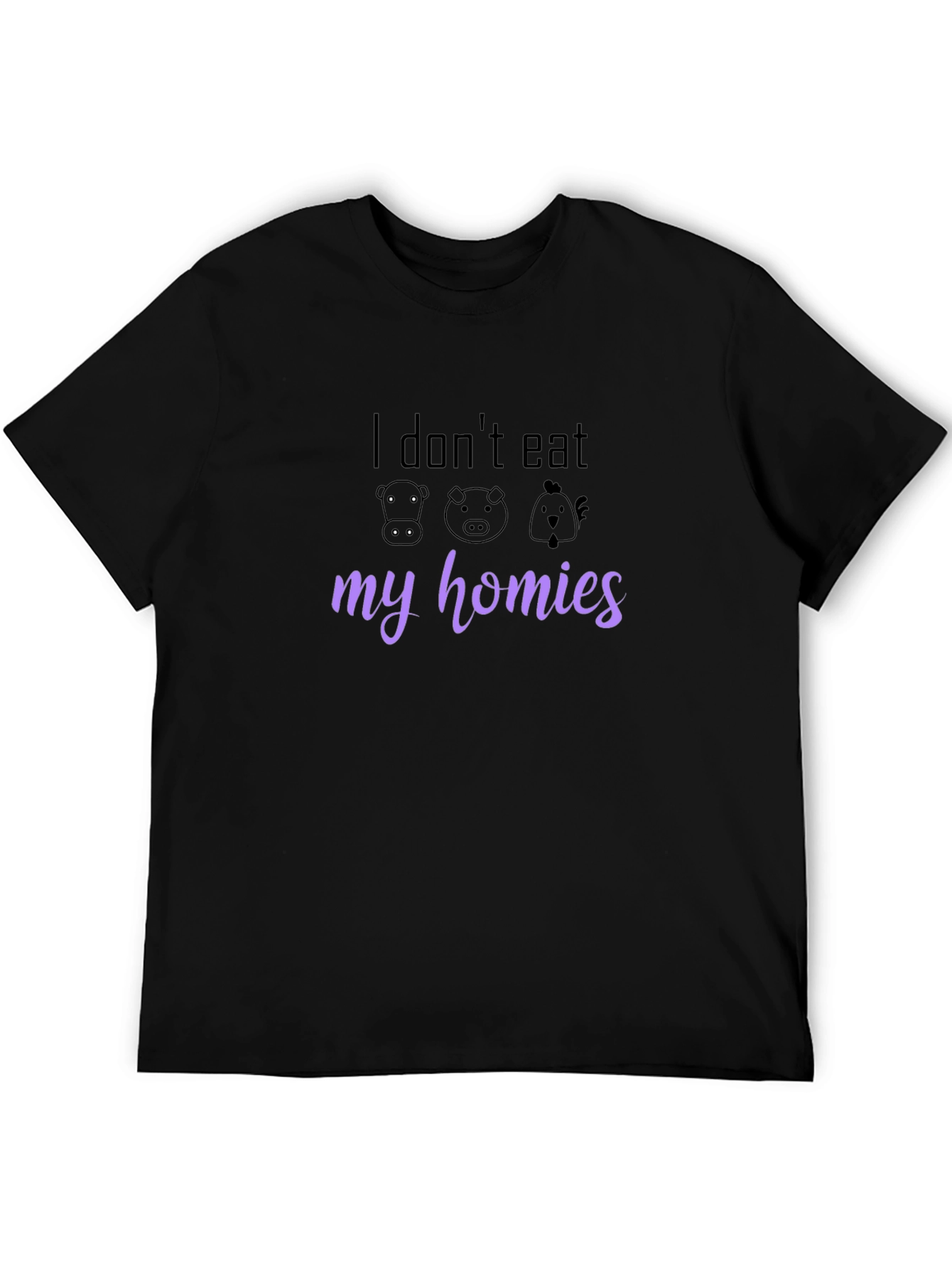 Vegan T-Shirt - I Dont Eat My Homies