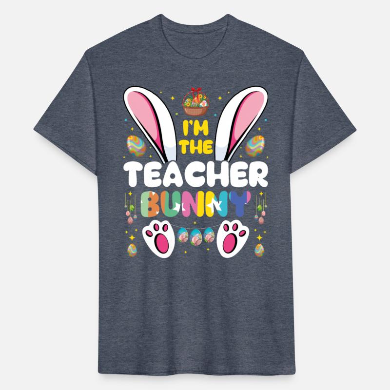 I'm The Teacher Bunny Matching Family Easter Party