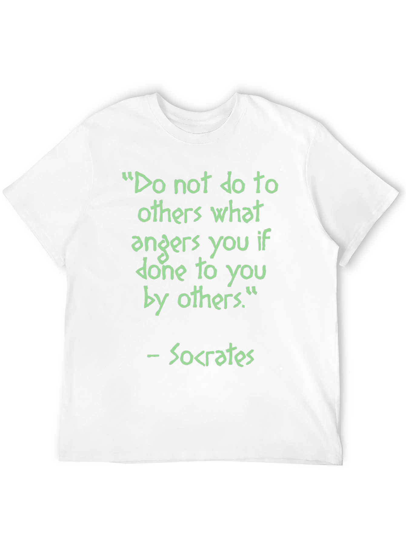 Socrates Quote T-Shirt - Do No Harm