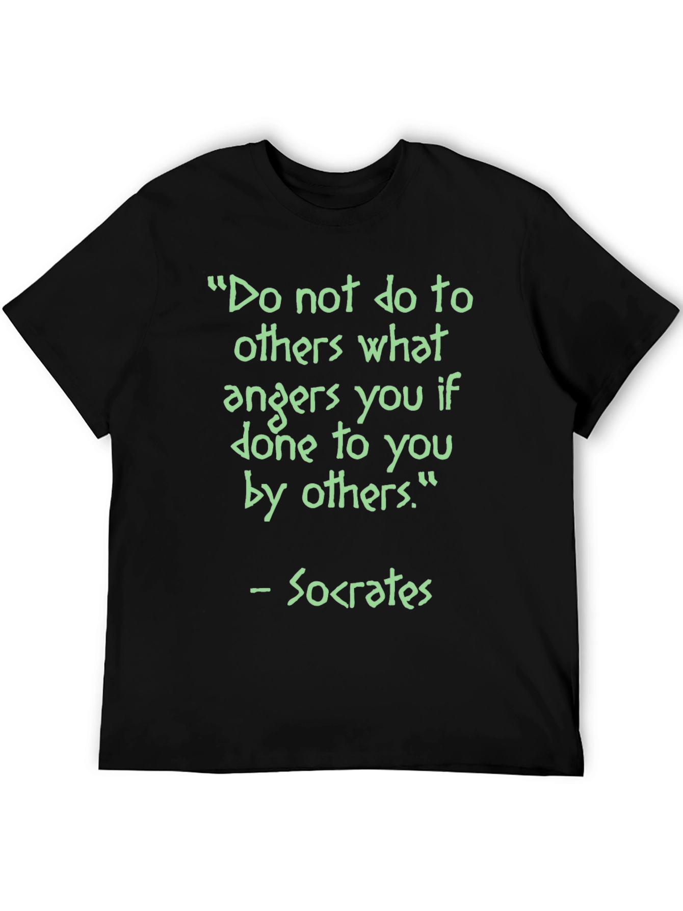 Socrates Quote T-Shirt - Do No Harm