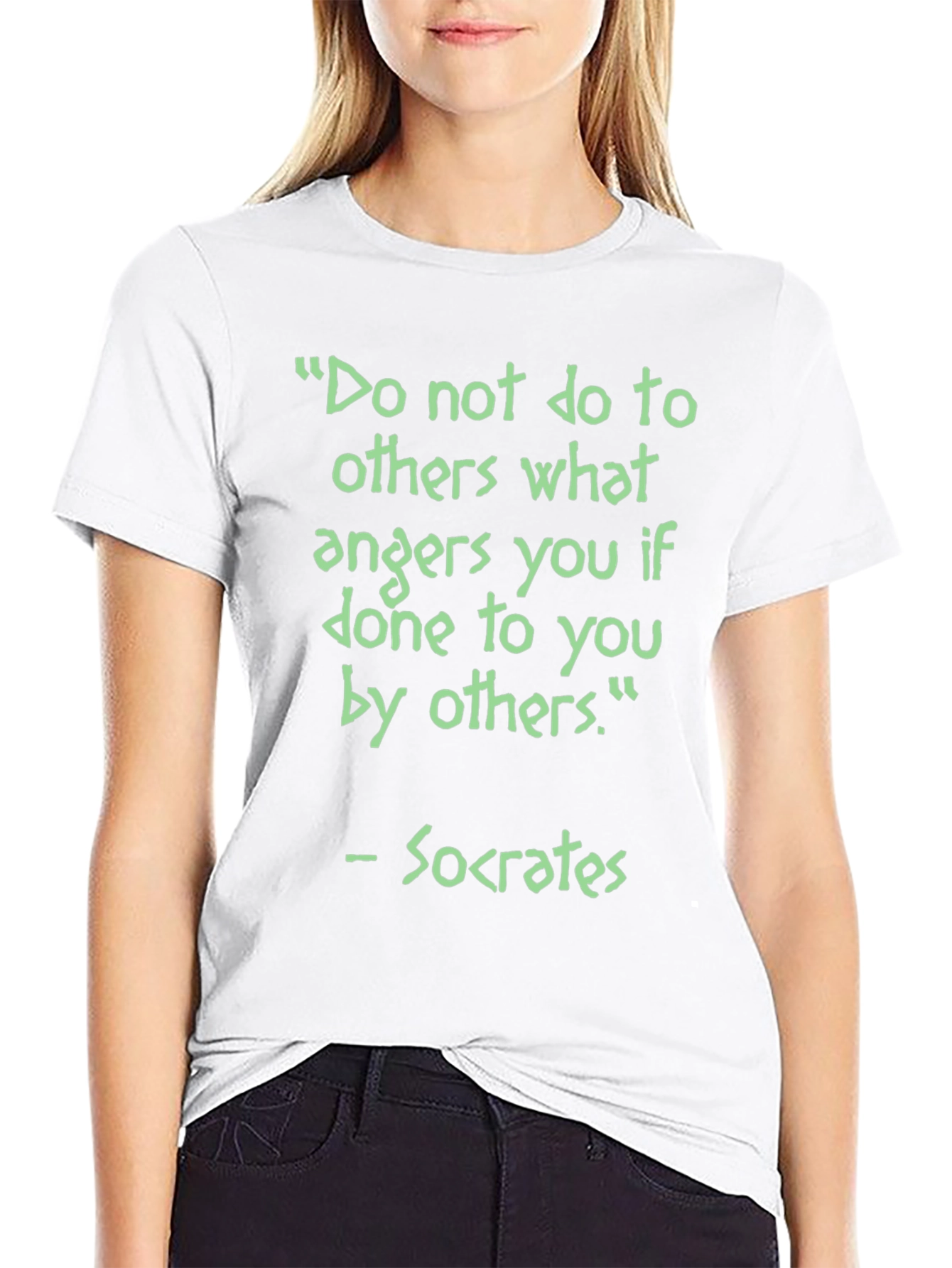 Socrates Quote T-Shirt - Do No Harm