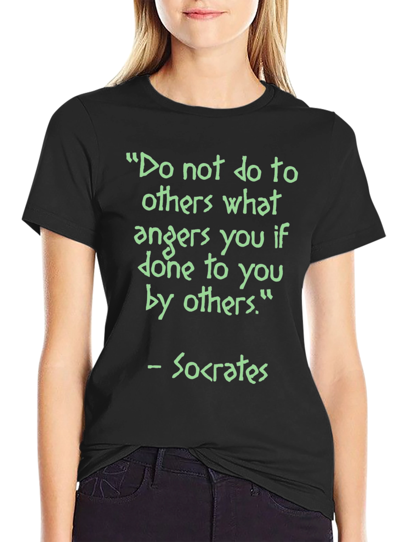 Socrates Quote T-Shirt - Do No Harm
