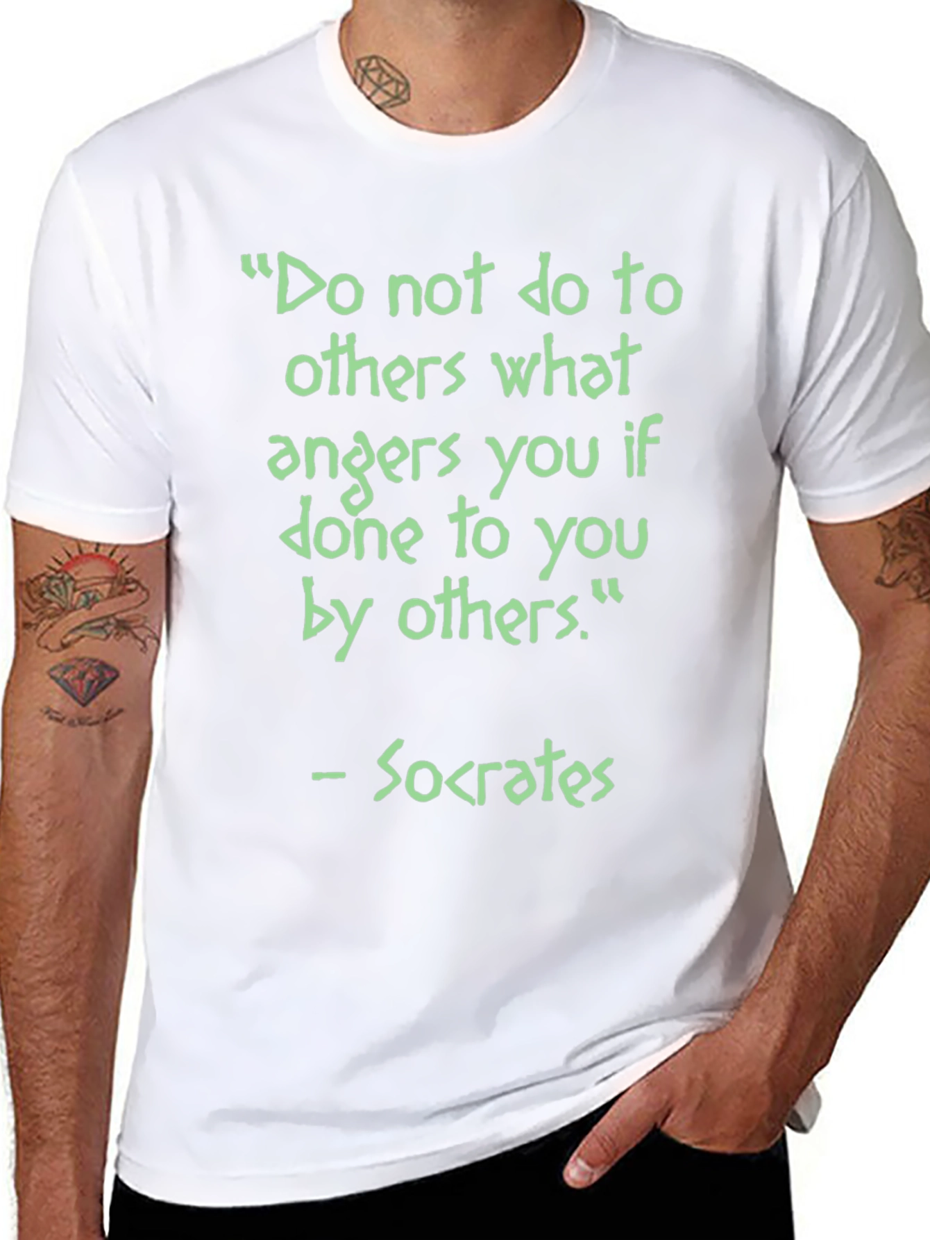 Socrates Quote T-Shirt - Do No Harm