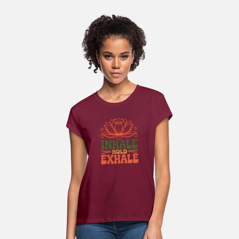 Inhale Exhale Yoga T-Shirt, Women's Yoga Shirt,