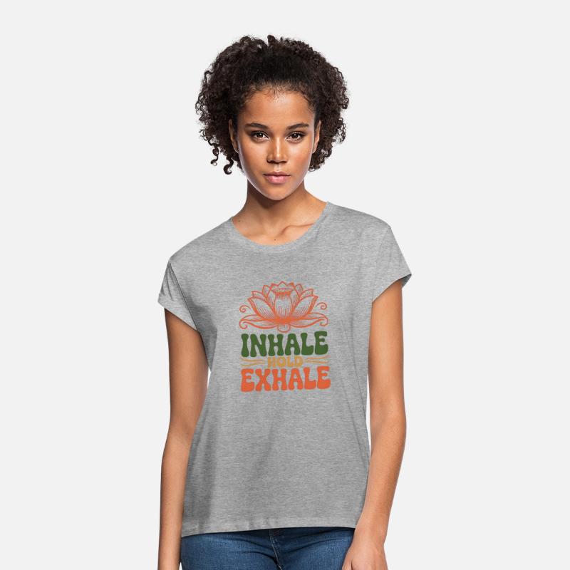 Inhale Exhale Yoga T-Shirt, Women's Yoga Shirt,
