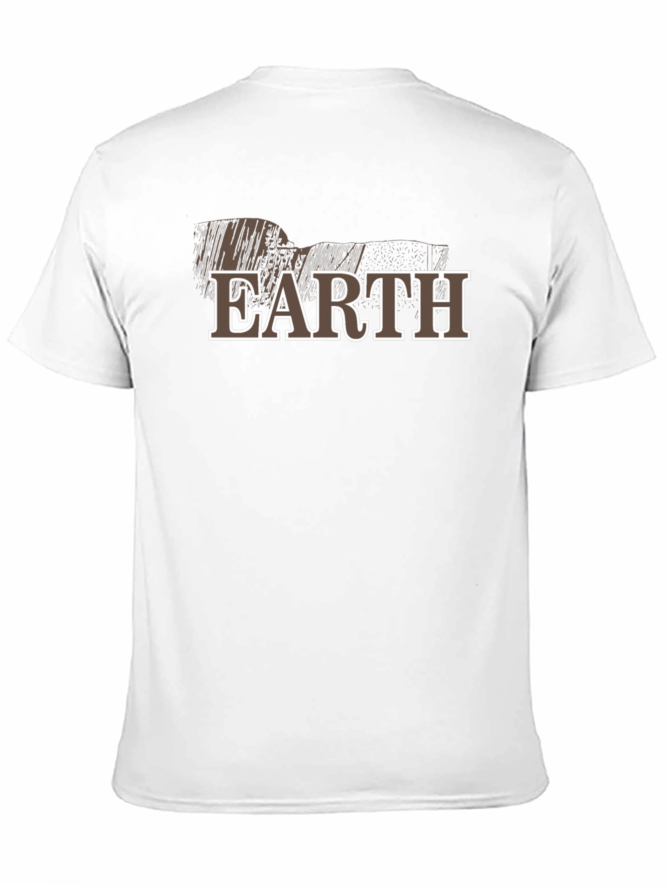 Earth Graphic Print Crew Neck T-Shirt