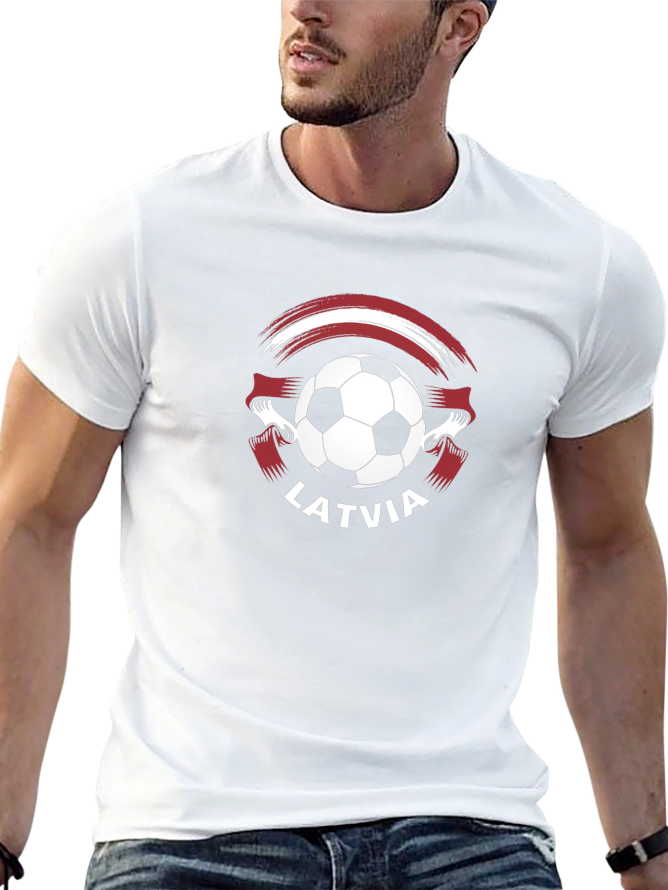 Latvia Soccer Fan T-Shirt