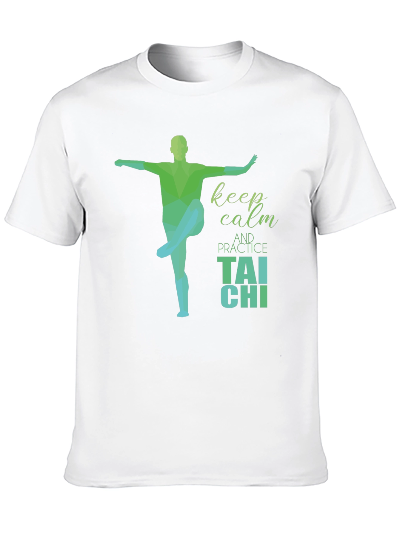 Keep Calm Tai Chi Black T-Shirt