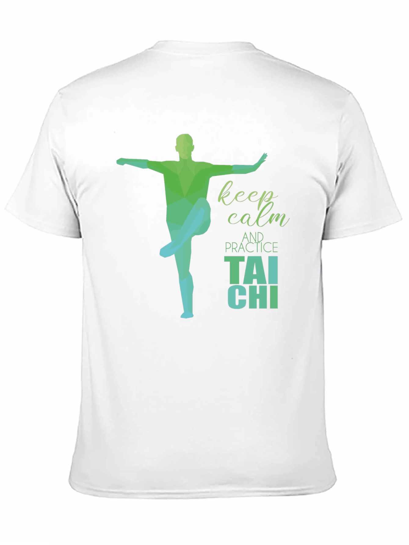 Keep Calm Tai Chi Black T-Shirt