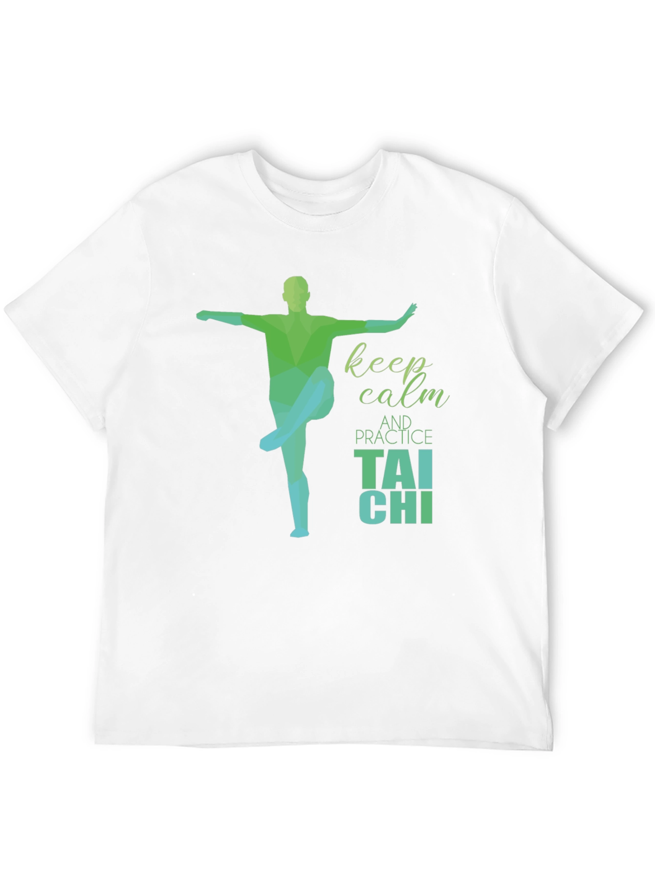 Keep Calm Tai Chi Black T-Shirt