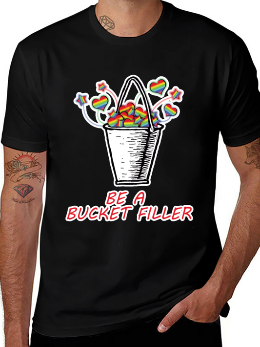 Be a Bucket Filler T-Shirt Pride Hearts Stars