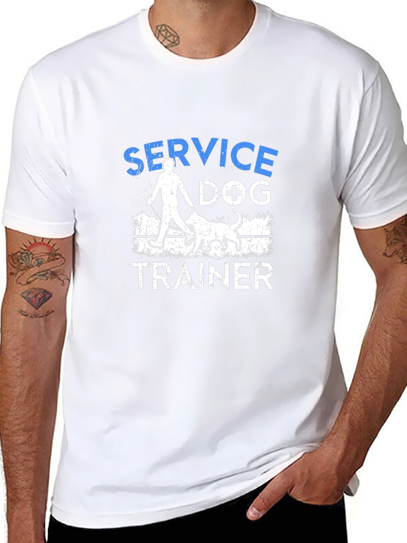 Service Dog Trainer T-Shirt – Professional Dog Training Tee