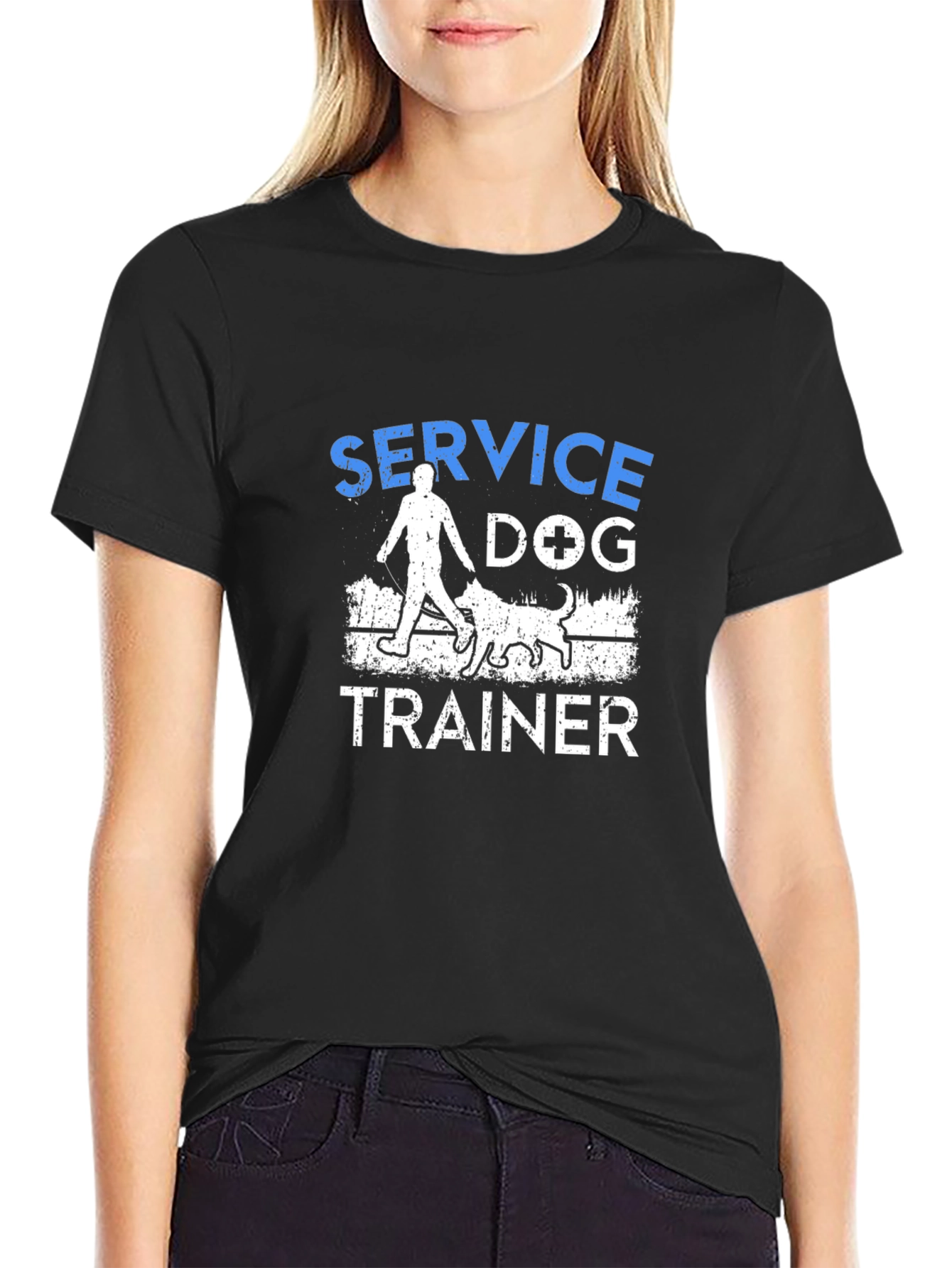 Service Dog Trainer T-Shirt – Professional Dog Training Tee
