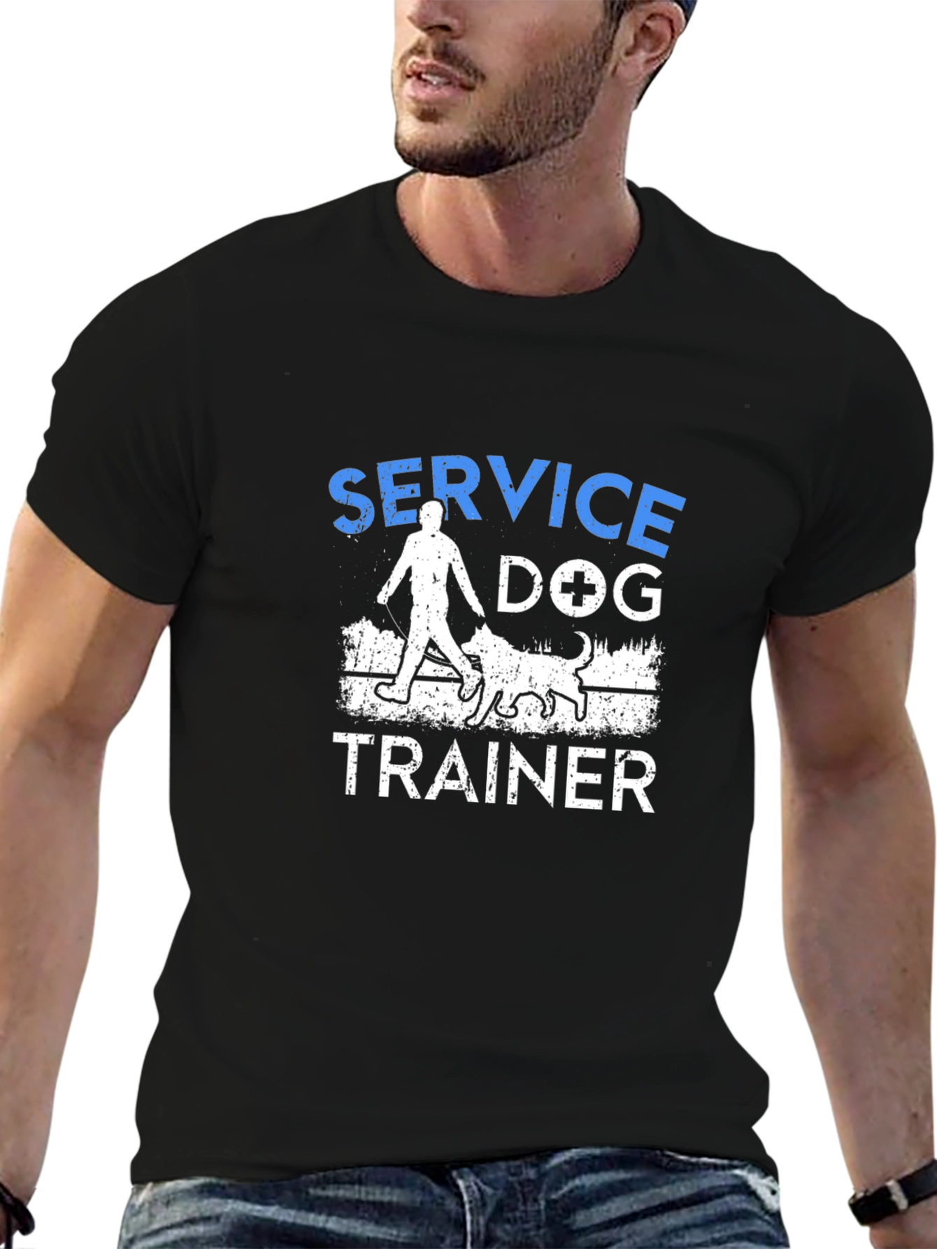 Service Dog Trainer T-Shirt – Professional Dog Training Tee
