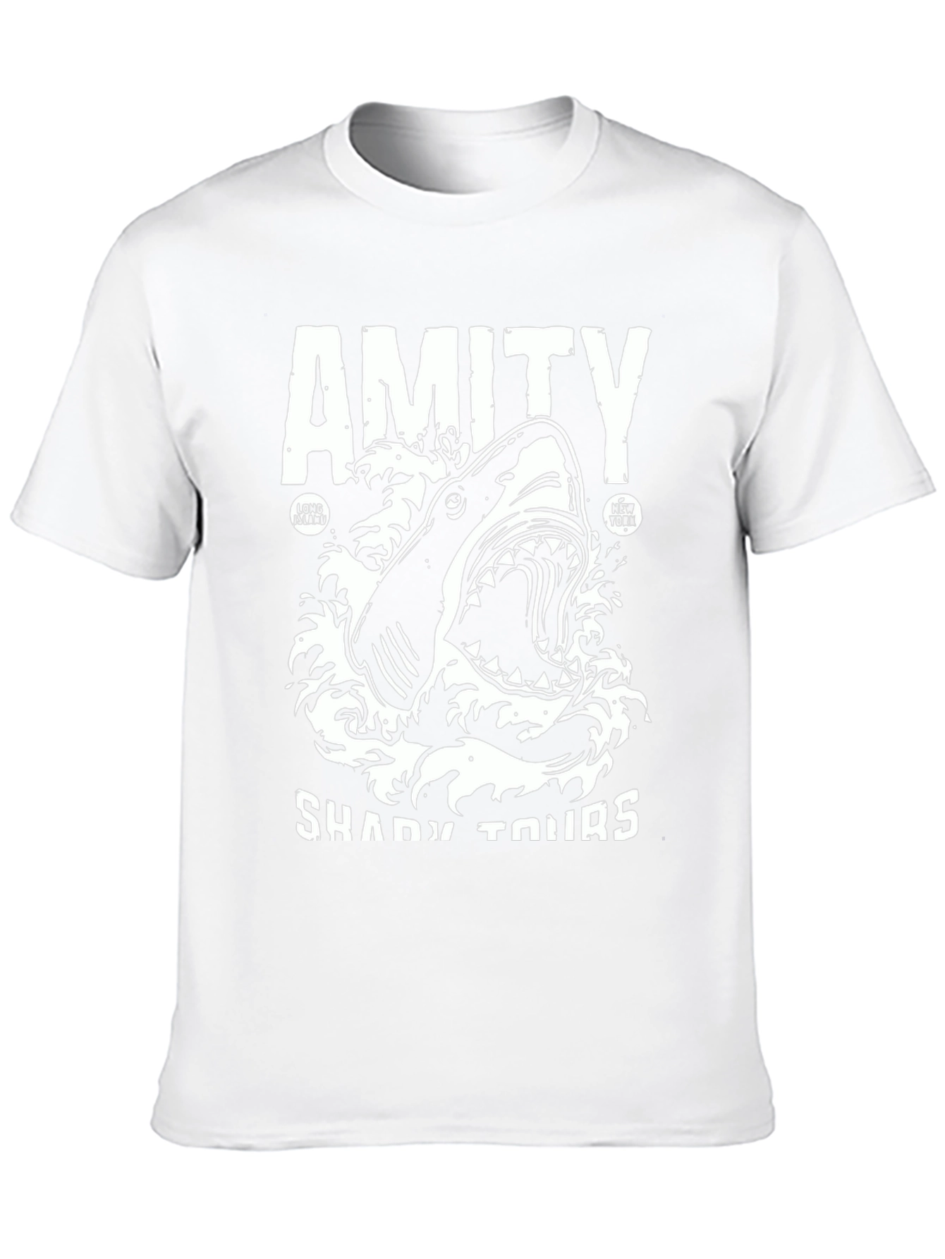 Amity Shady Tours Black Graphic Tee