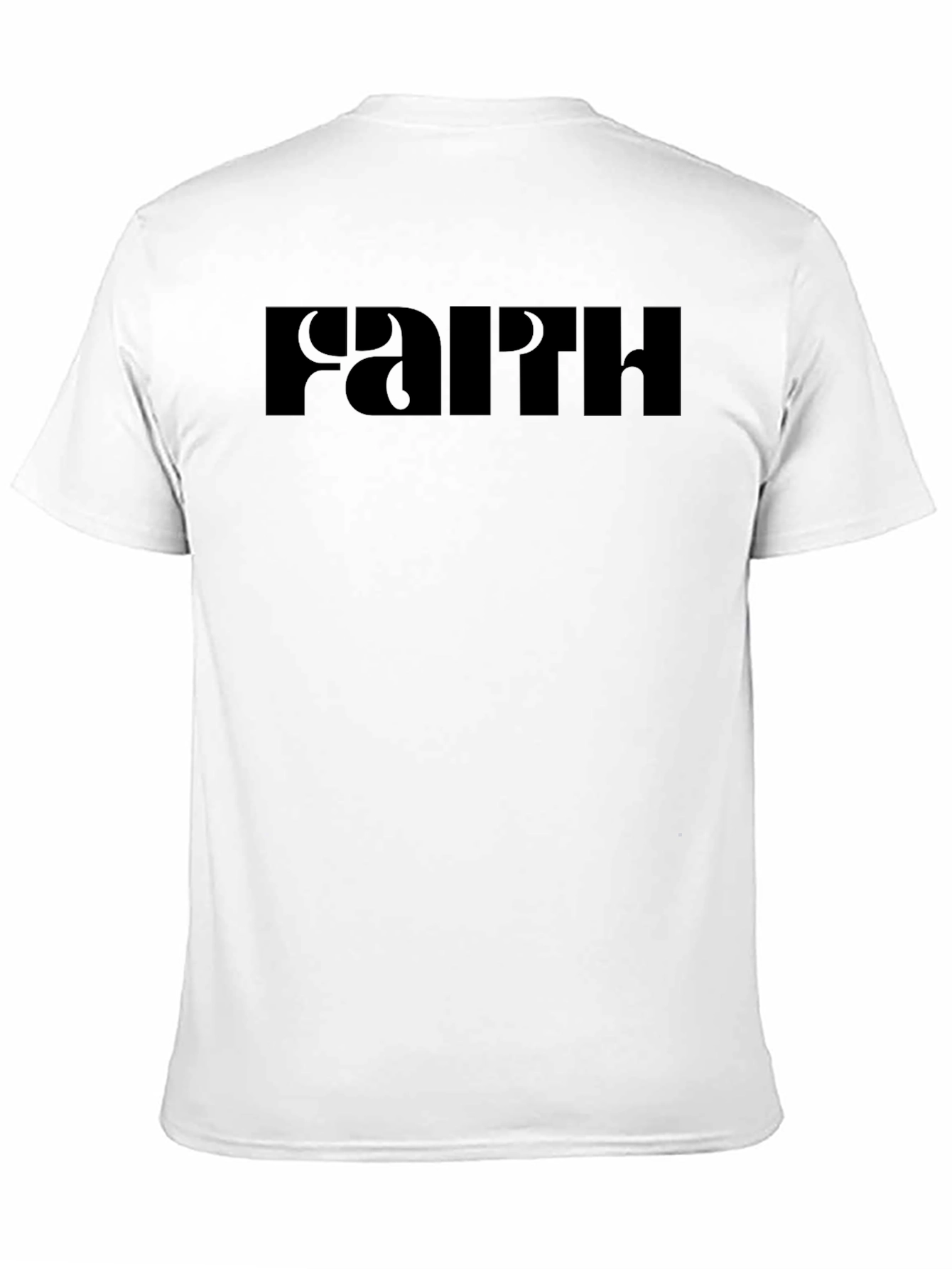 Faith Graphic Print T-Shirt - Mens Fashion
