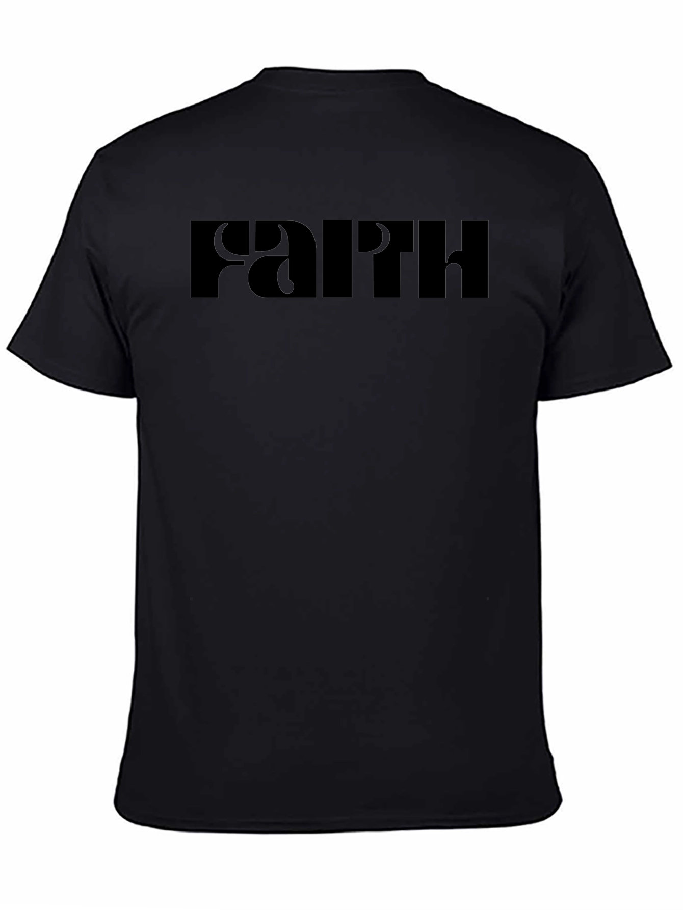 Faith Graphic Print T-Shirt - Mens Fashion