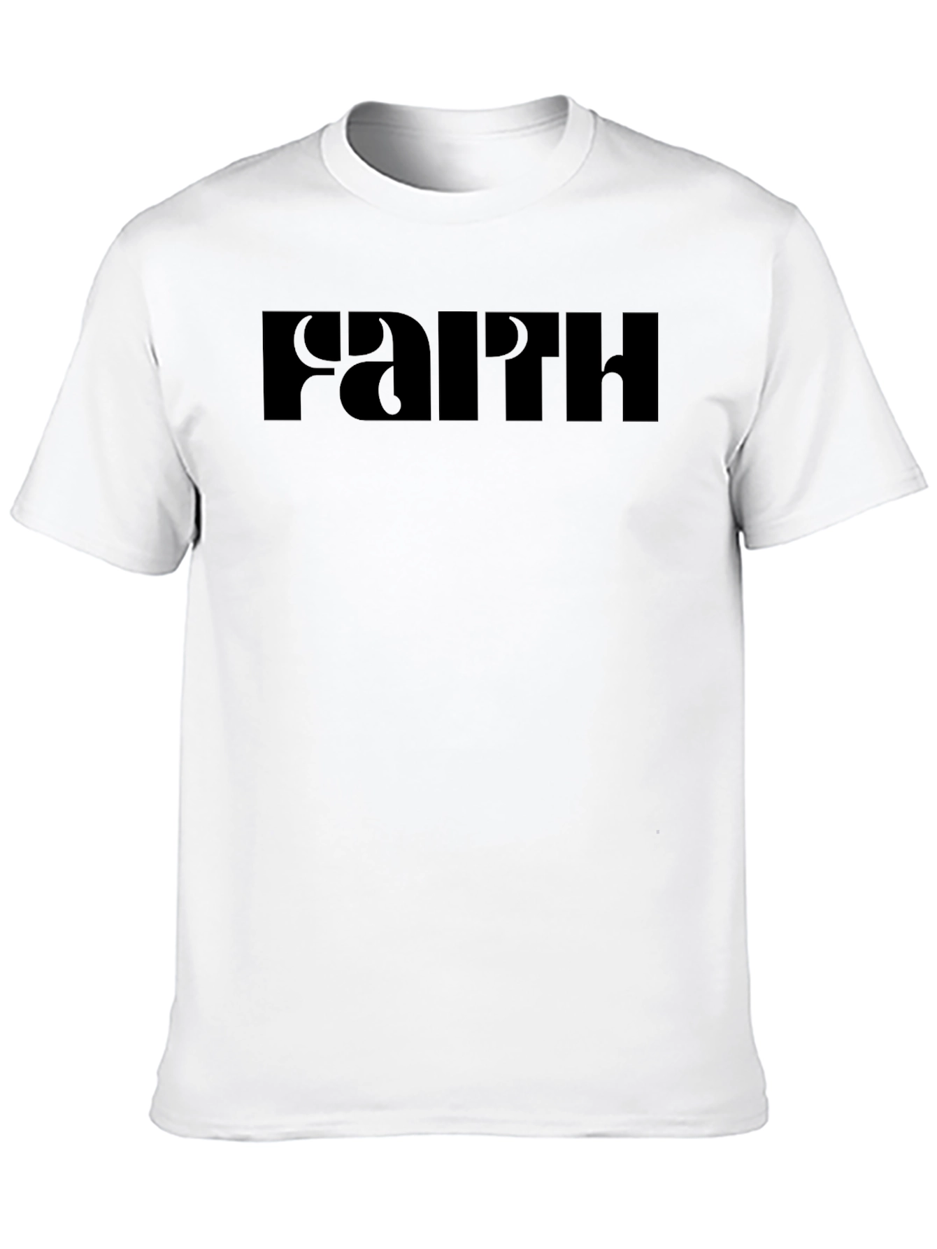 Faith Graphic Print T-Shirt - Mens Fashion