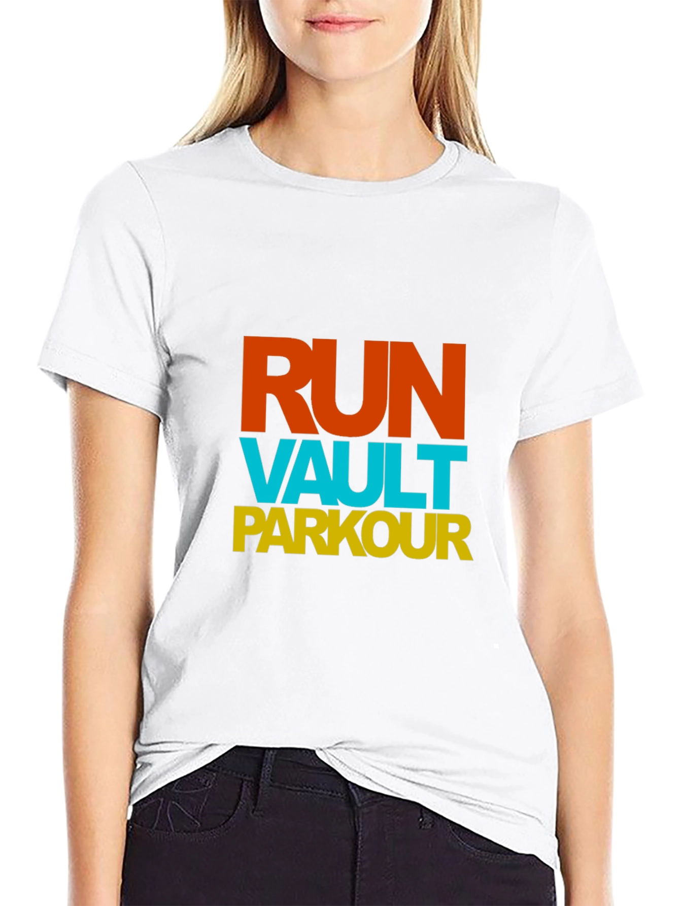 Run Vault Parkour Graphic Tee - Stylish Activewear