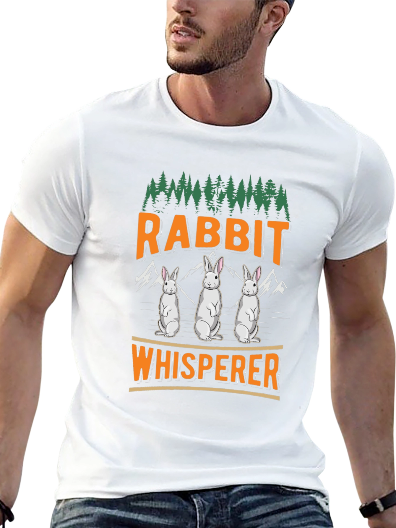 Rabbit Whisperer Graphic Tee