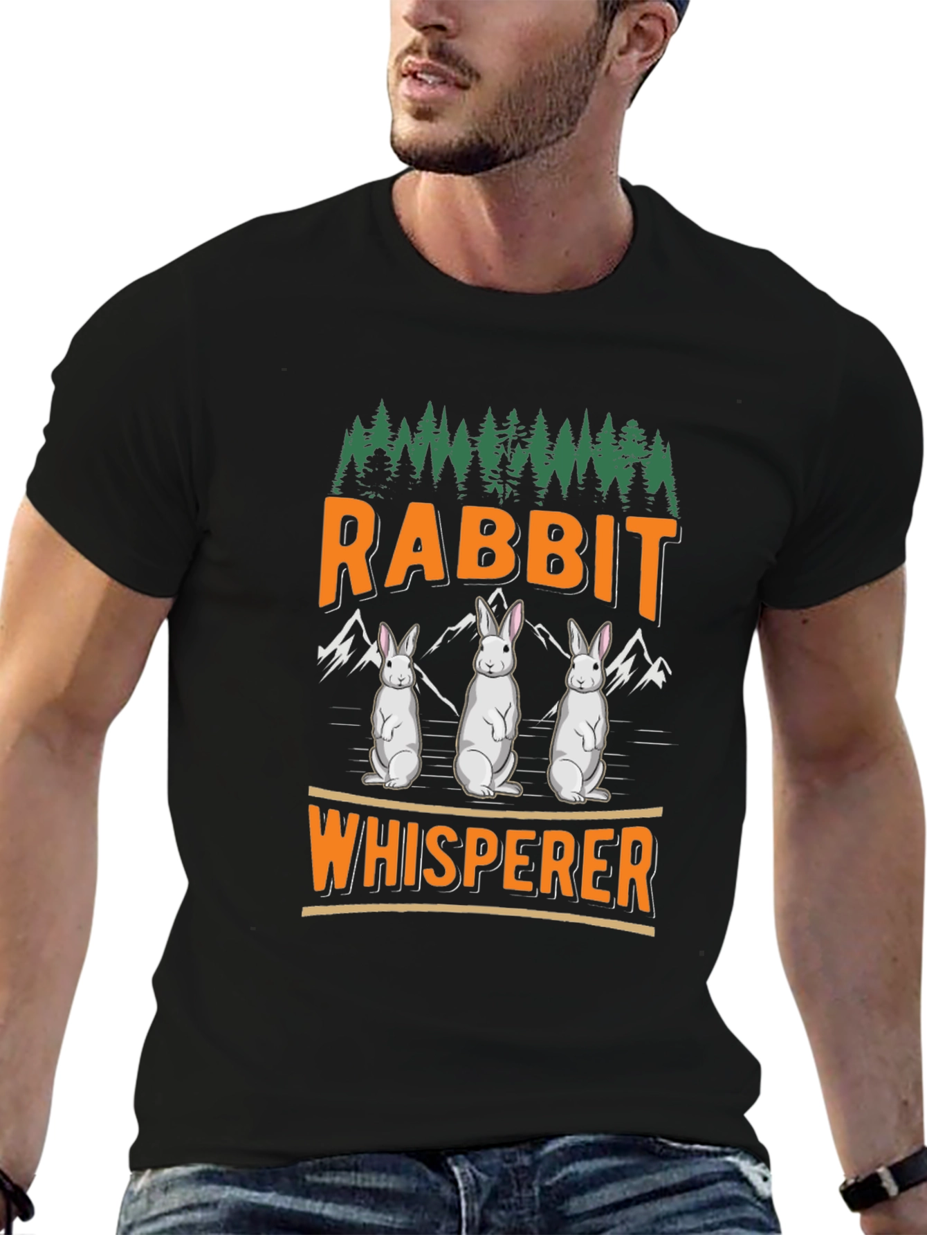 Rabbit Whisperer Graphic Tee