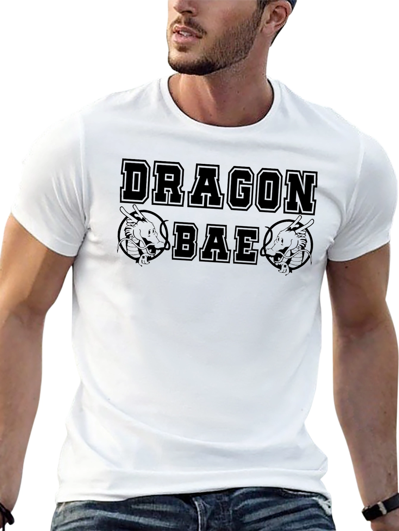 Dragon Bae Black Graphic T-Shirt