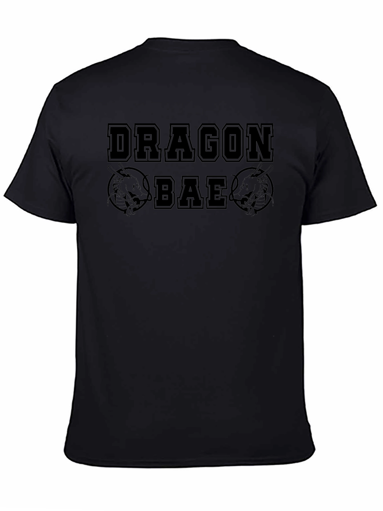 Dragon Bae Black Graphic T-Shirt